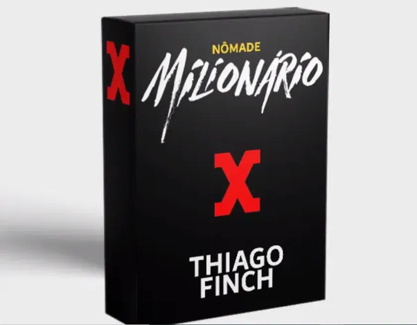 Capa de Nômade Milionário Thiago Finch: Baixar Curso Oficial 2024