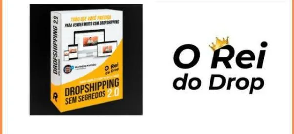 Capa de Dropshipping Sem Segredos: Baixar Rei do Drop Completo 2018