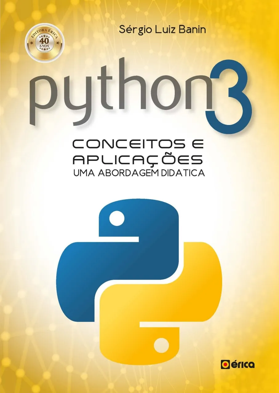 Capa de Python 3 – Sérgio Banin: Baixe o Livro Completo Agora!
