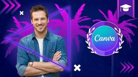 Capa de Baixar Curso Canva Designer Gráfico Profissional + Projetos