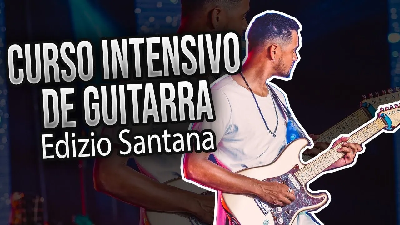 Capa de Curso Intensivo de Guitarra Edizio Santana: Baixar Completo