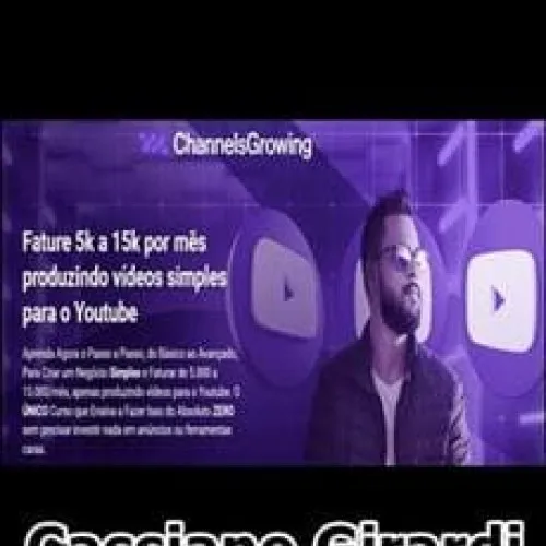 Capa de Baixar Channels Club Cassiano Girardi: Domine o YouTube e Fature R$15k/mês