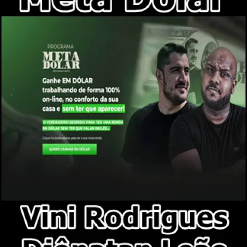 Capa de Meta Dólar Vini Rodrigues: Baixar Curso Completo AGORA!