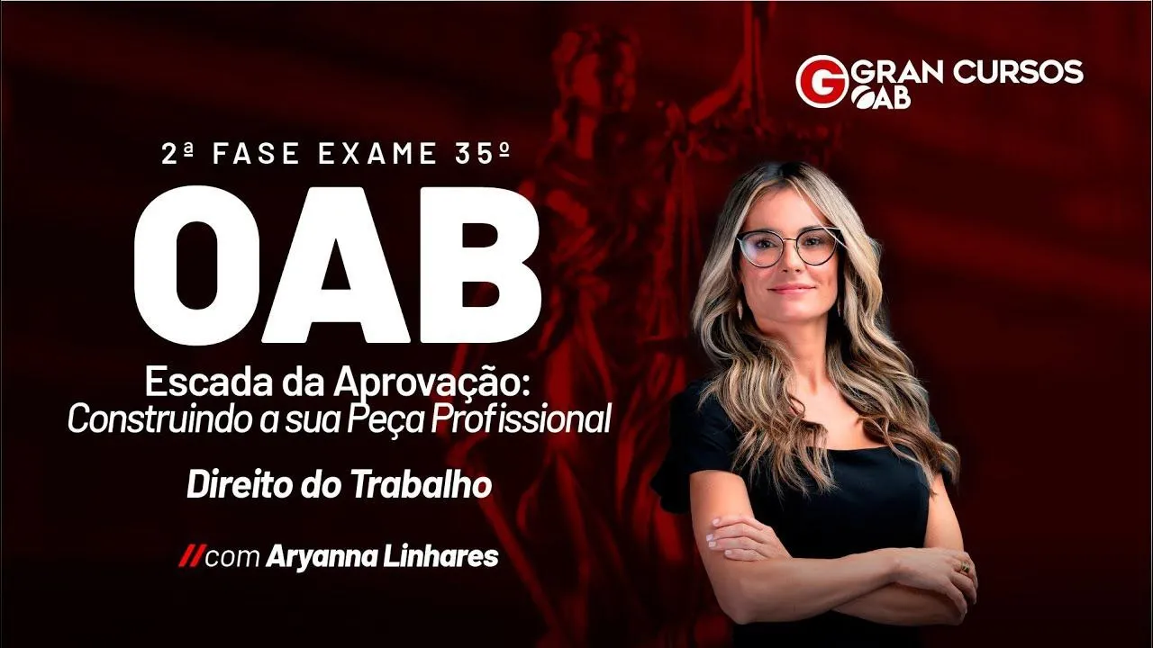 Capa de OAB 2ª Fase Trabalho: Baixe o Curso CEISC 35º Exame 2022