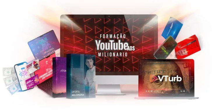 Capa de Formação Youtube Ads Milionário Hytallo Soares: Baixar Curso Completo