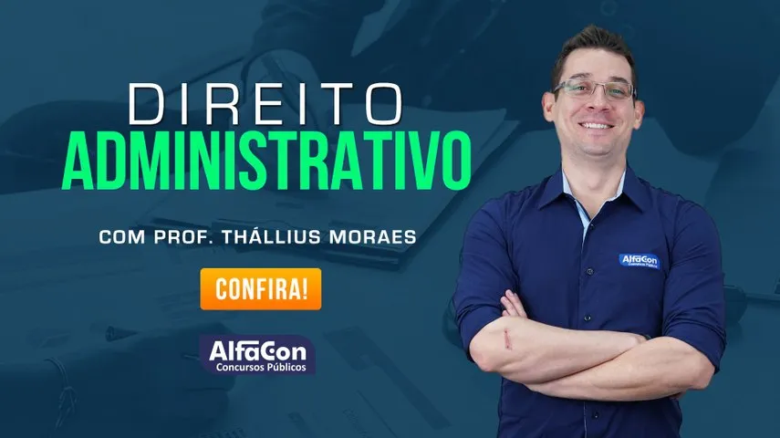 Capa de Alfacon Direito Administrativo Thallius Moraes: Baixar Agora!
