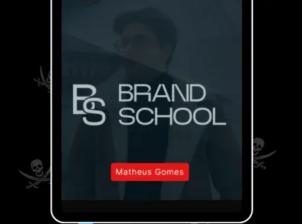 Capa de Brand School 2024 Matheus Gomes: Baixar Curso Dropshipping