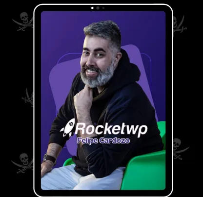 Capa de RocketWP de Felipe Cardozo: Baixar Curso Completo Download Rápido