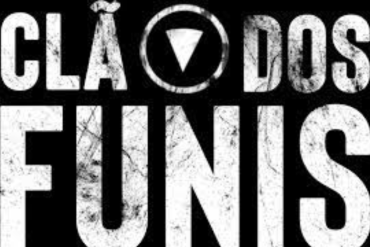 Logo do curso CLÃ DOS FUNIS de Rafael Marques com ícones de funil de vendas e gráficos de crescimento