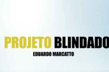Capa do curso Projeto Blindado Eduardo Marcato com elementos de gestão e sucesso digital