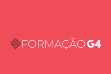 Logo Formação G4 Gestão 4.0 com elementos visuais de crescimento e tecnologia