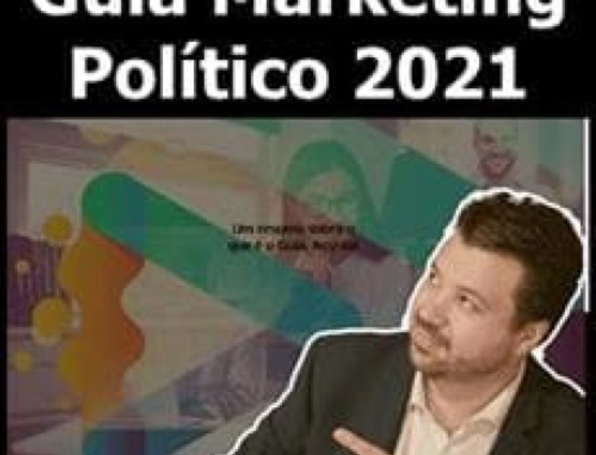 Marcelo Vitorino apresentando o curso de Marketing Político