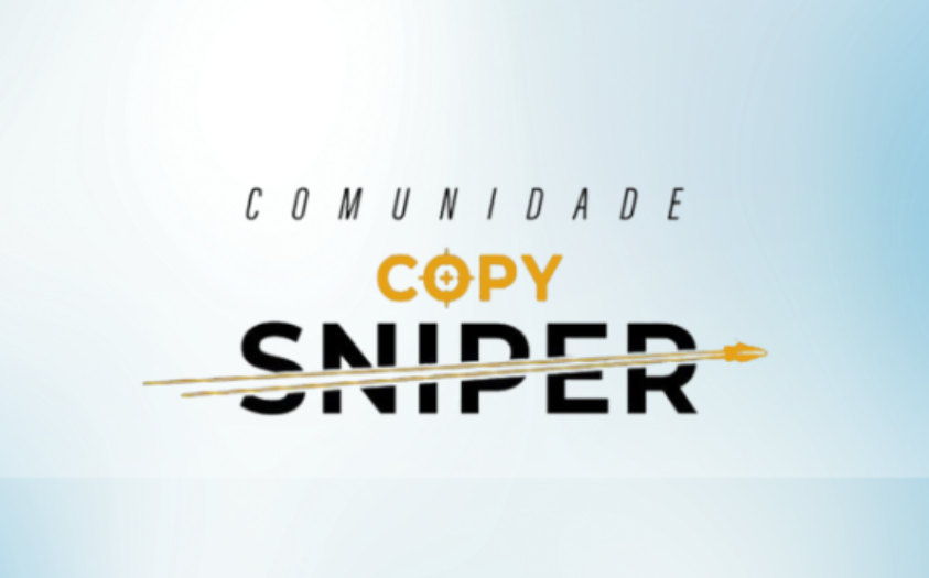 Comunidade Copy Sniper Mr Lançamentos - Imagem de copywriter focado em tela de computador com gráficos de vendas subindo.