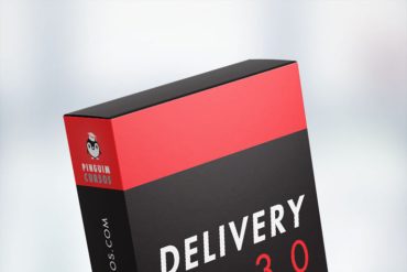 Capa do curso Delivery 3.0 Fabio Bindes com elementos gráficos de culinária e vendas online