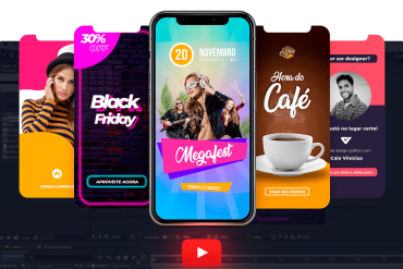 Banner do curso Stories Animados com Caio Vinicius ensinando técnicas de alta conversão