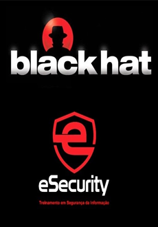 Capacete de hacker com símbolos de circuito digital, representando o curso Black Hat eSecurity.