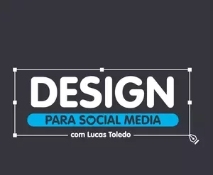 Capas de curso de design para social media com o logo de Lucas Toledo e ícones do Photoshop
