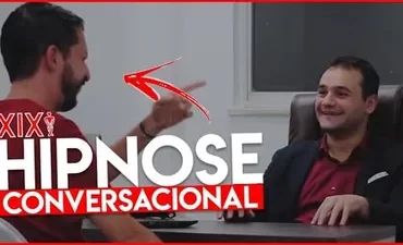 Capa do curso Hipnose Conversacional com elementos de linguagem persuasiva e neurociência