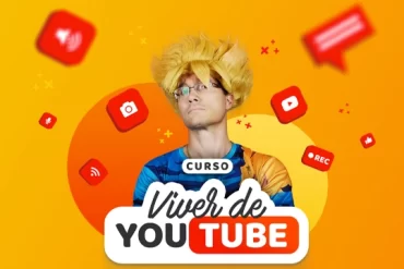 Peter Jordan ensinando como viver de Youtube com o curso Viver de Youtube.