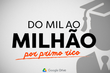 Capa do curso Do Mil ao Milhão de Thiago Nigro com gráfico de crescimento financeiro.