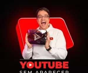 Capa do curso Youtube Sem Aparecer Peter Jordan com logo do canal e ícone de play.